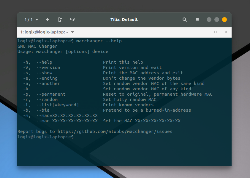 change mac address xperia terminal emulator